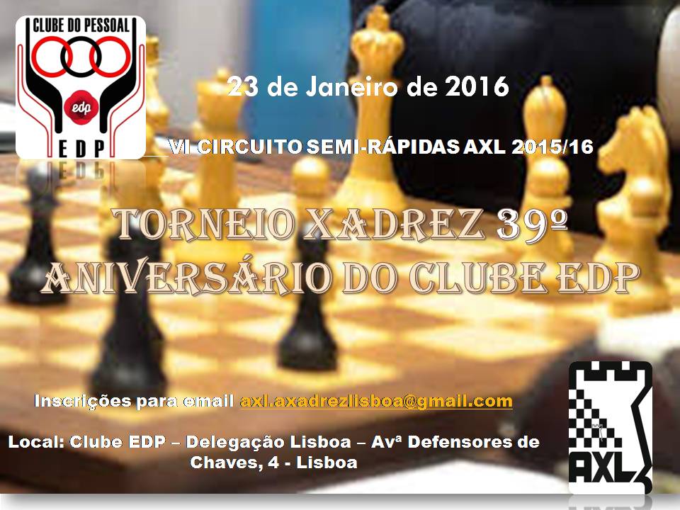 Outros torneios - Associação de Xadrez de Lisboa